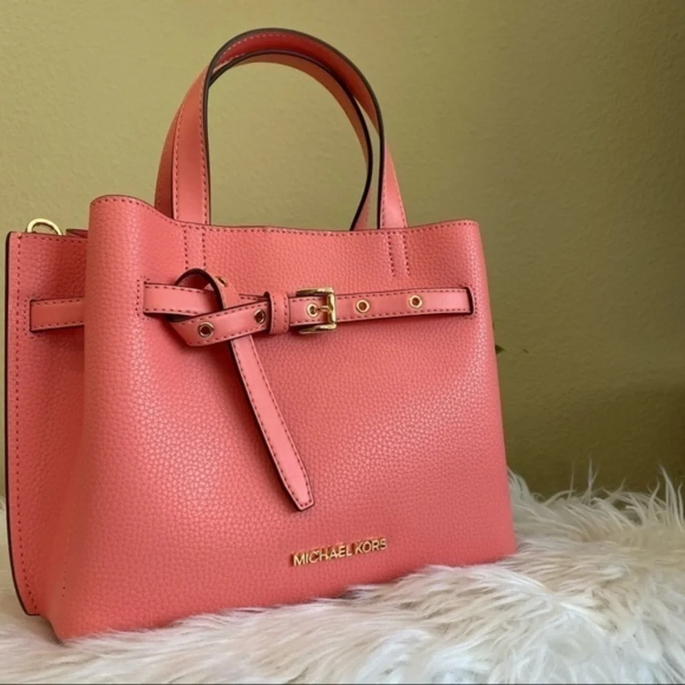 New Michael Kors Emilia Small Logo Satchel bag